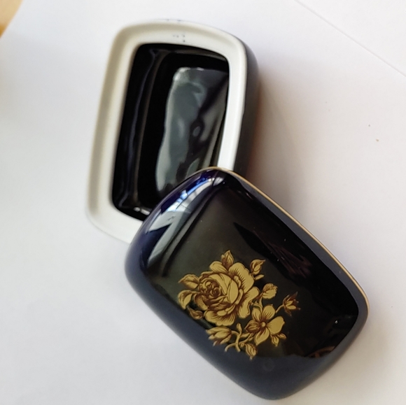 Trinket Box & Free Trinket of Your Choice Cobalt Blue Holohaza Hungary - Picture 9 of 13